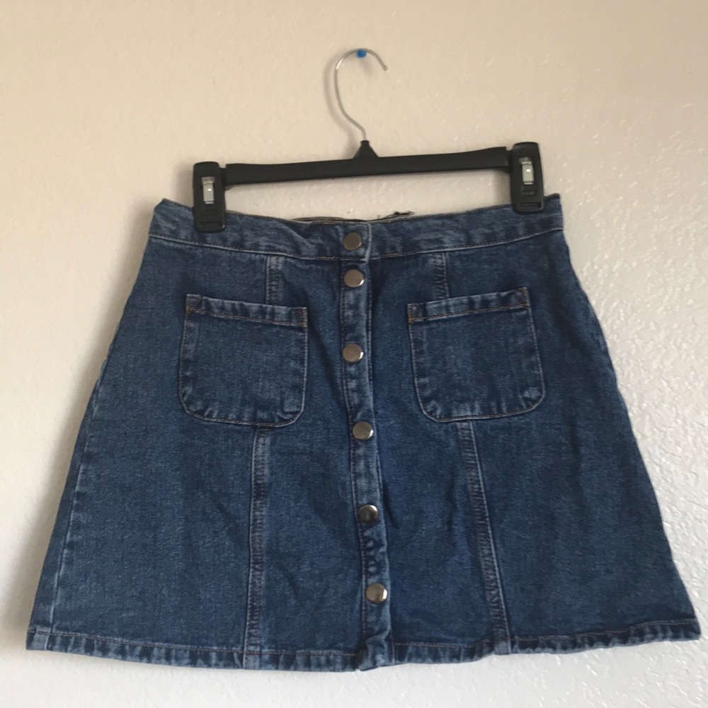 URBAN OUTFITTERS BDG DENIM BUTTON DOWN SKIRT